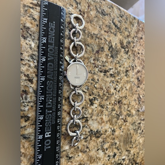 Women’s Silver Link Coach Watch - Picture 6 of 6